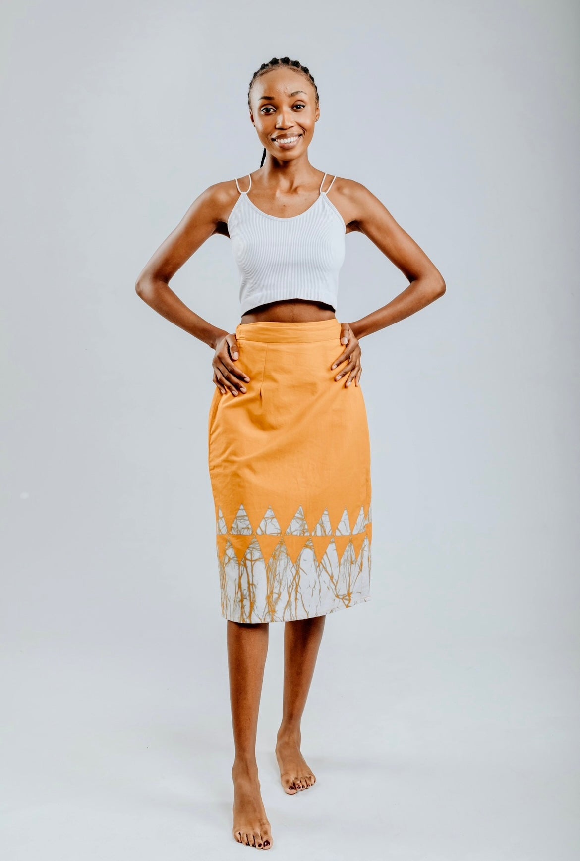Wrap Skirts | Mustard & Silver
