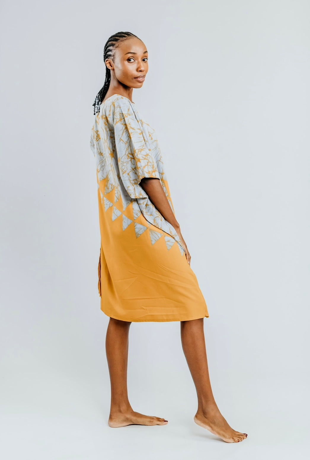 Kaftans | Mustard & Silver