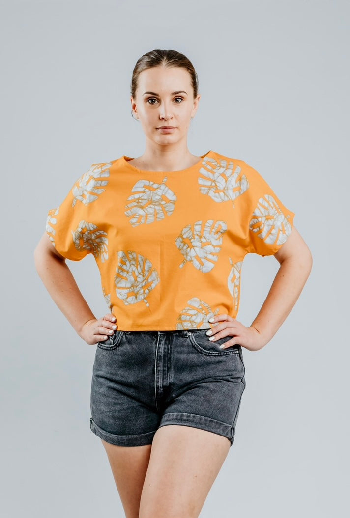 Boxy Tops | Mustard & Silver