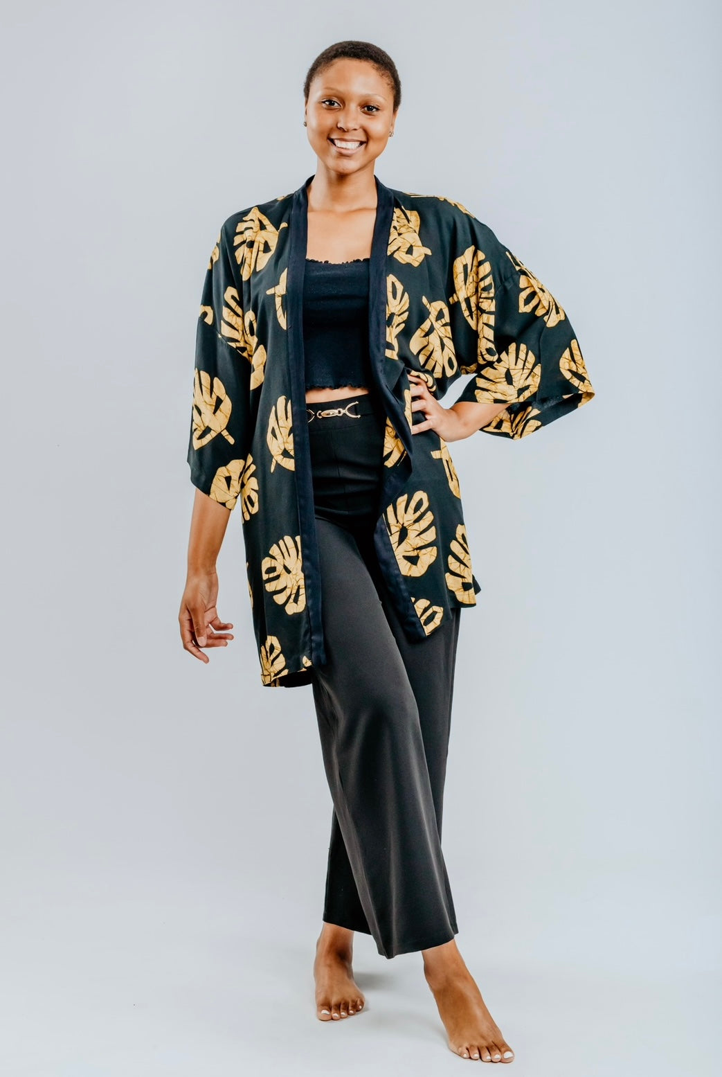 Kimonos | Black & Mustard